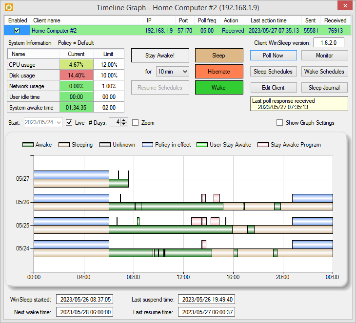 Windows 8 WinSleep Monitor by MollieSoft full